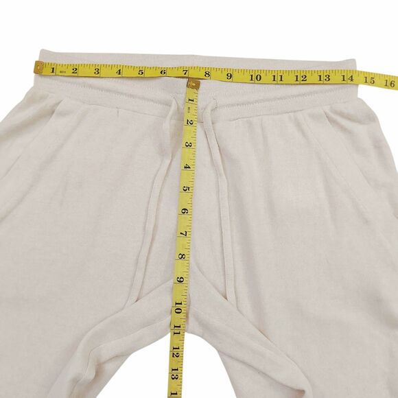 Quince Brushed Lounge Joggers Womens Medium Oatmeal Knit Cozy Comfy Loungewear - Picture 11 of 13